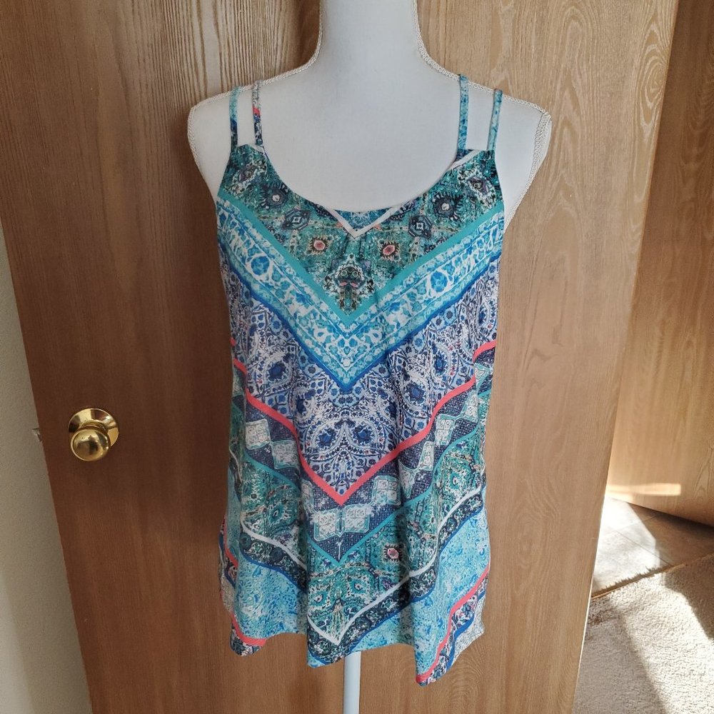 🍍Double Strap Patterned Cami